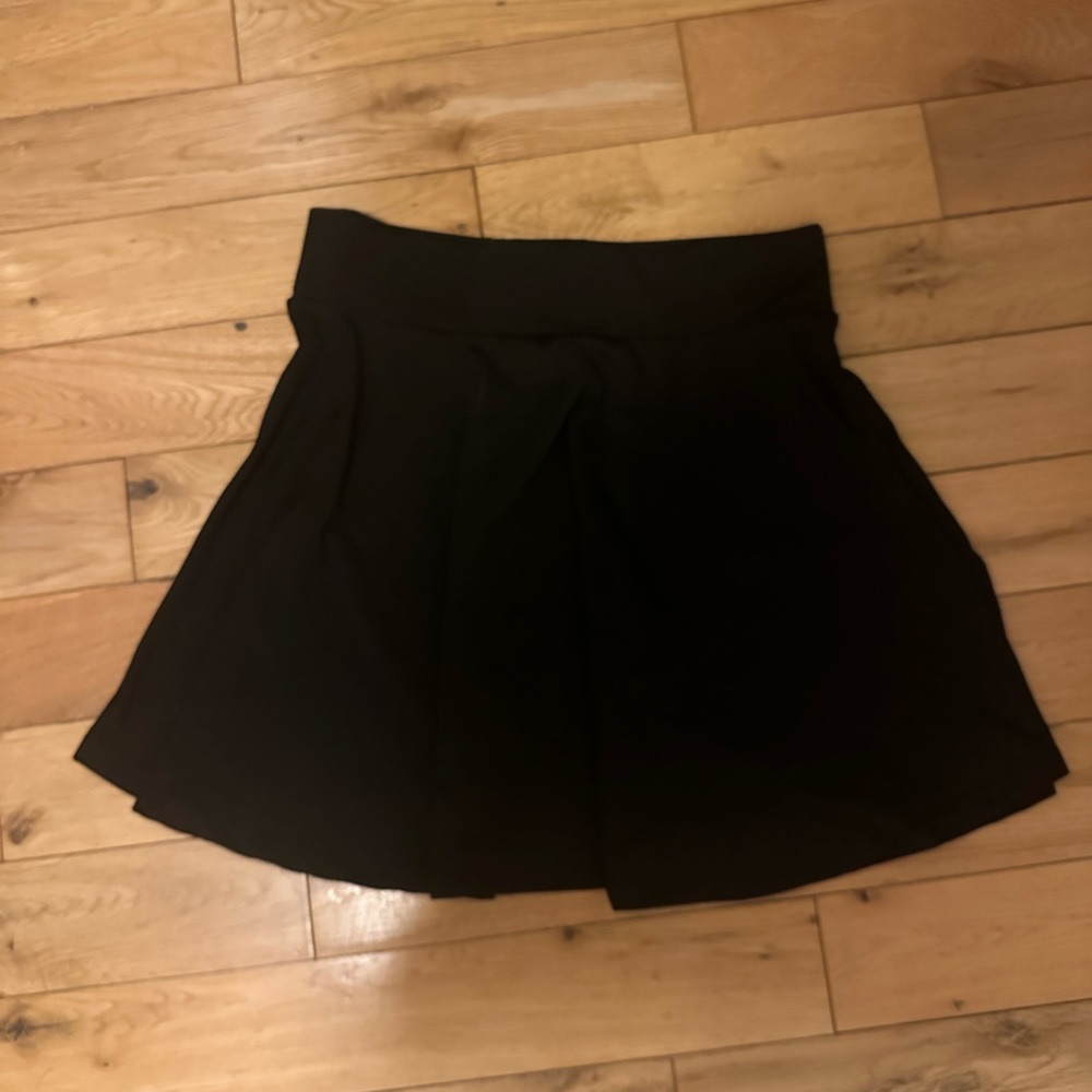 Black spandex skirt
